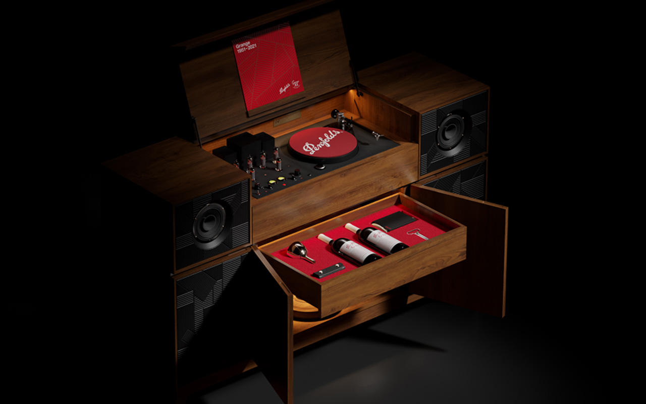 Penfolds Creates A Record Player Console  Filled With Its Finest Wine photo