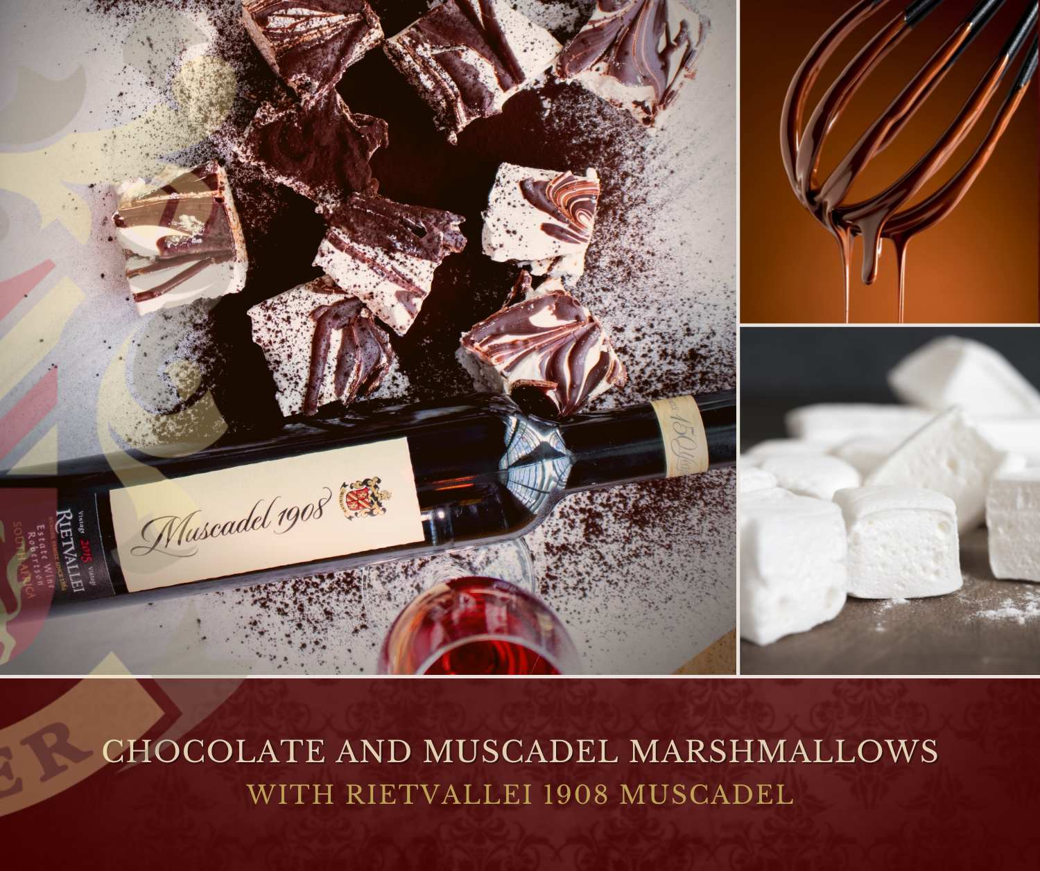 How To Make Chocolate And Muscadel Marshmallows Using Rietvallei 1908 Muscadel photo