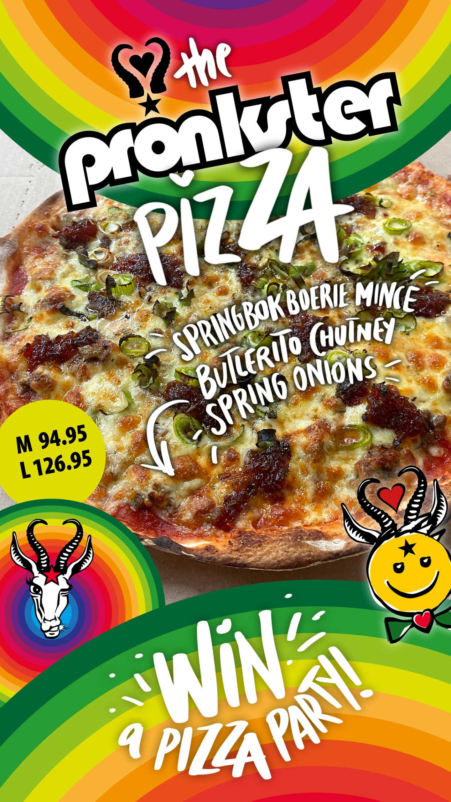 Butler’s Puts SA Sporting Heroes First With Springbok Boerie Mince And Chutney Loaded Pizza photo