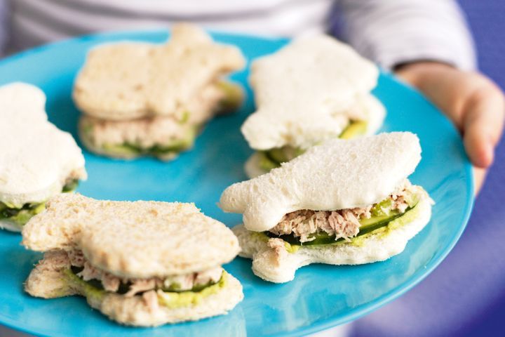 Fish-shaped Tuna Sandwiches photo