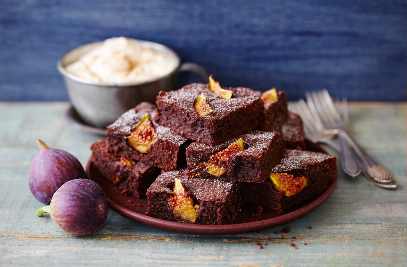 Gluten-free Shiraz And Fig Brownies photo