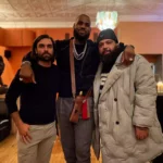 LeBron James Showed Up To The NBA All-Star Game With A Bottle Of His Tequila Around His Neck photo