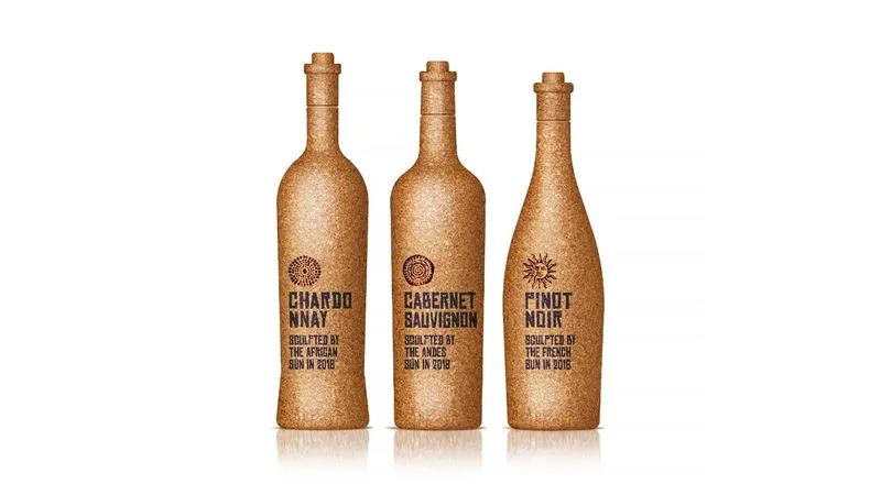 Wine Bottles Made Entirely Out Of Cork photo