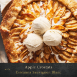 Apple Crostata With Estéanna Sauvignon Blanc photo