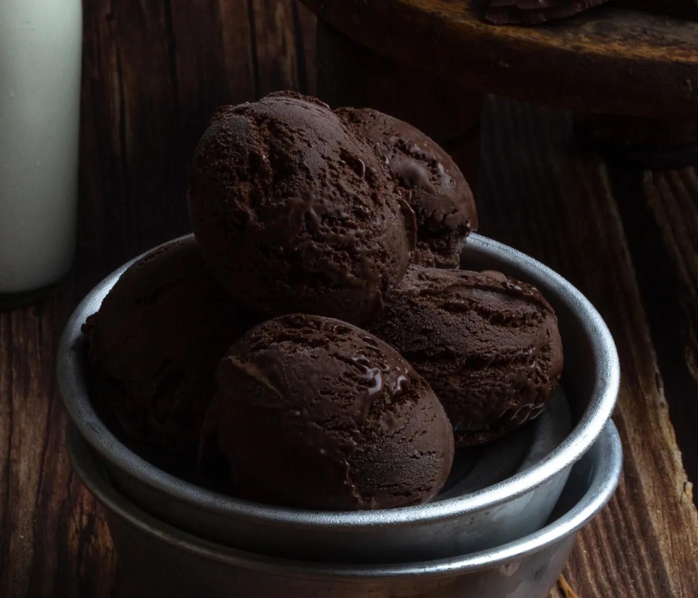The Darkest Of The Dark Chocolate Ice Cream Recipe photo