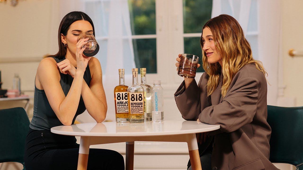 Hailey Bieber And Kendall Jenner Test Tequila Cocktails Together In The Big Apple photo