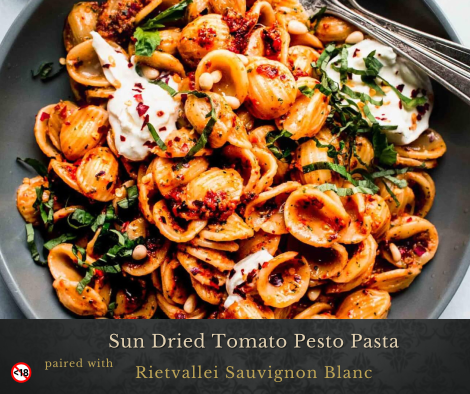 One Pot Sun Dried Tomato Pesto Pasta photo