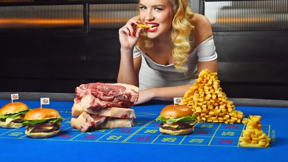 The World’s First ‘Food Casino’ Lets Gamblers Bet With Burgers photo
