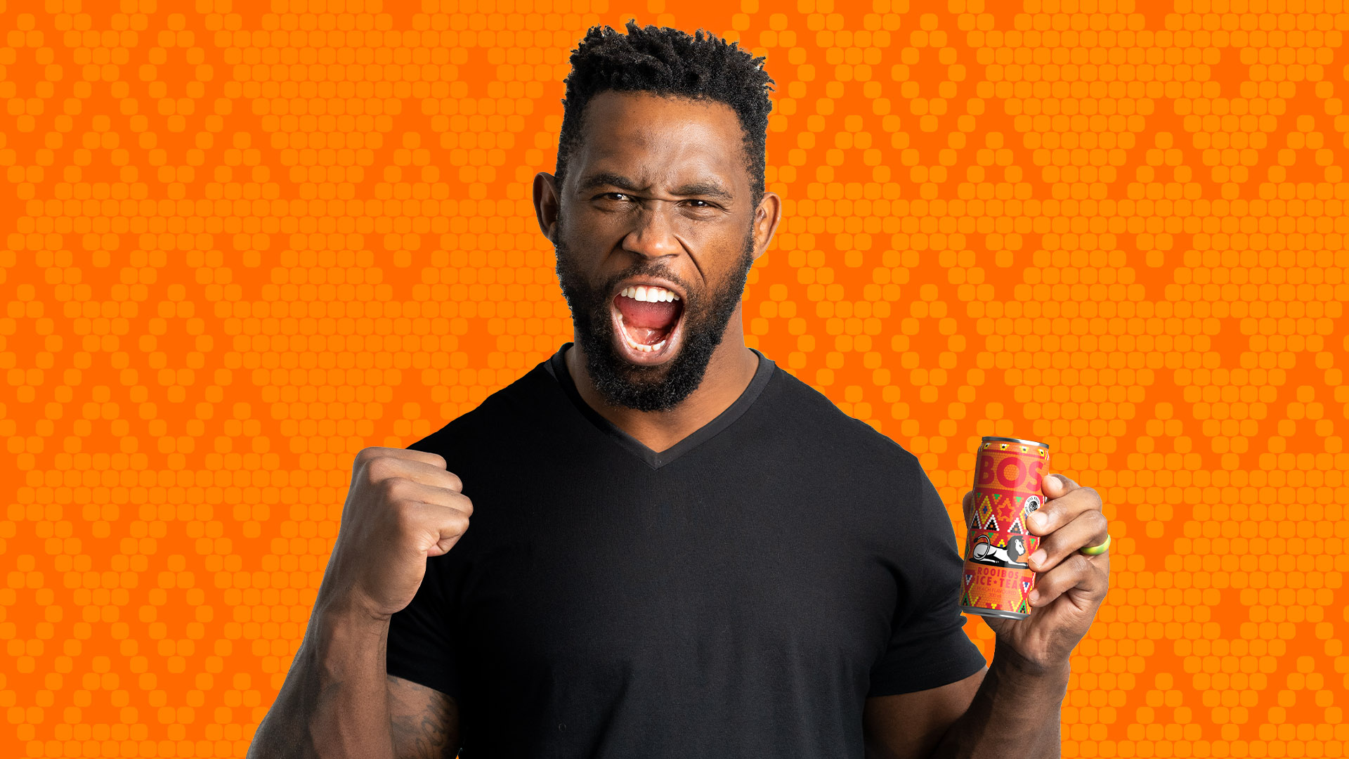 BOS Ice Tea Launches A Limited Edition Can With Siya Kolisi photo